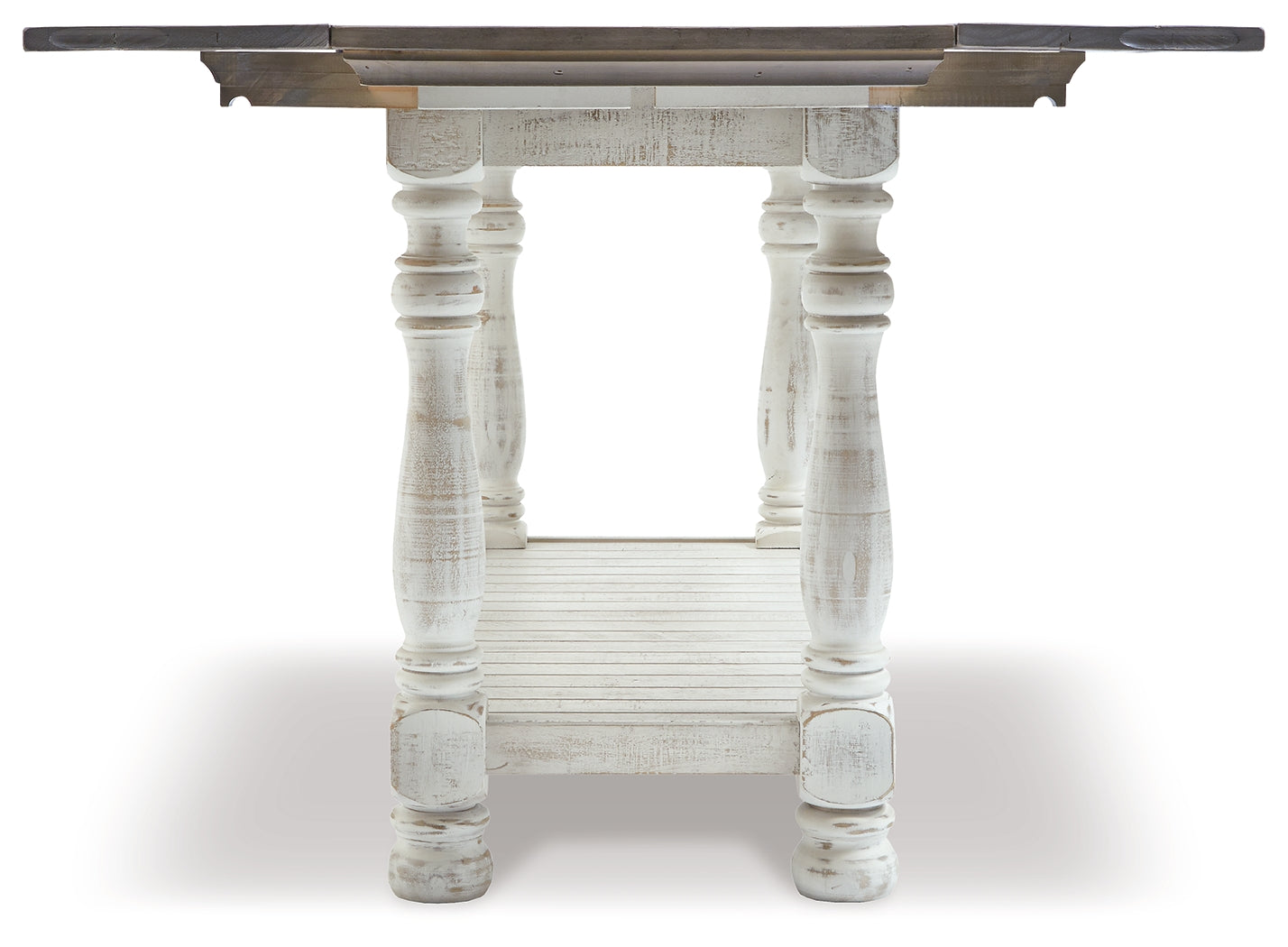 Havalance Gray/White Sofa/Console Table