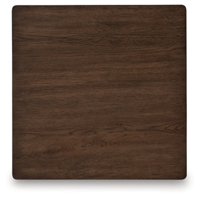 Hannodream Warm Brown Square End Table - Ornate Home