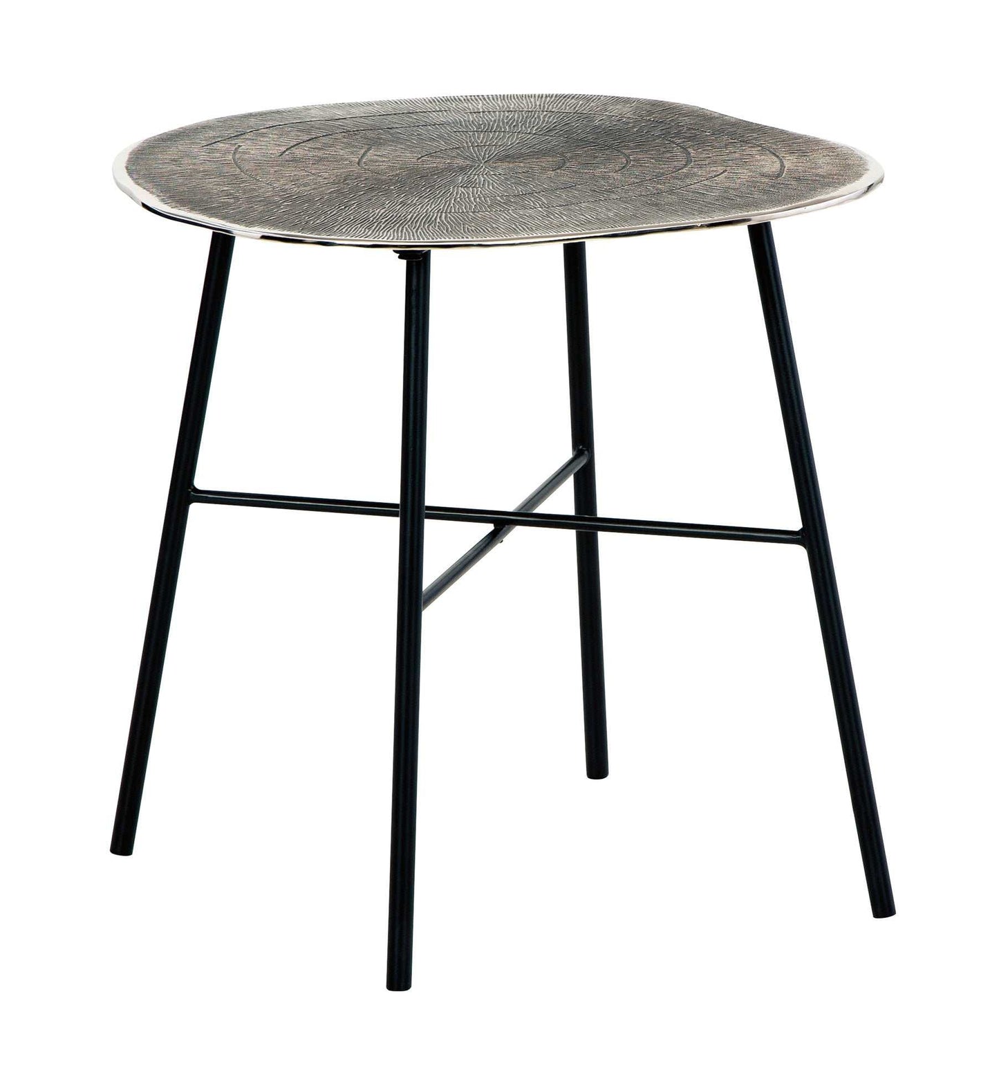 Laverford Chrome/Black End Table