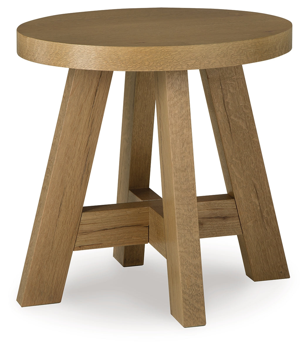 Brinstead Light Brown End Table