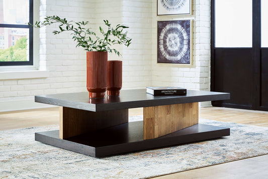 Kocomore Brown & Natural Coffee Table