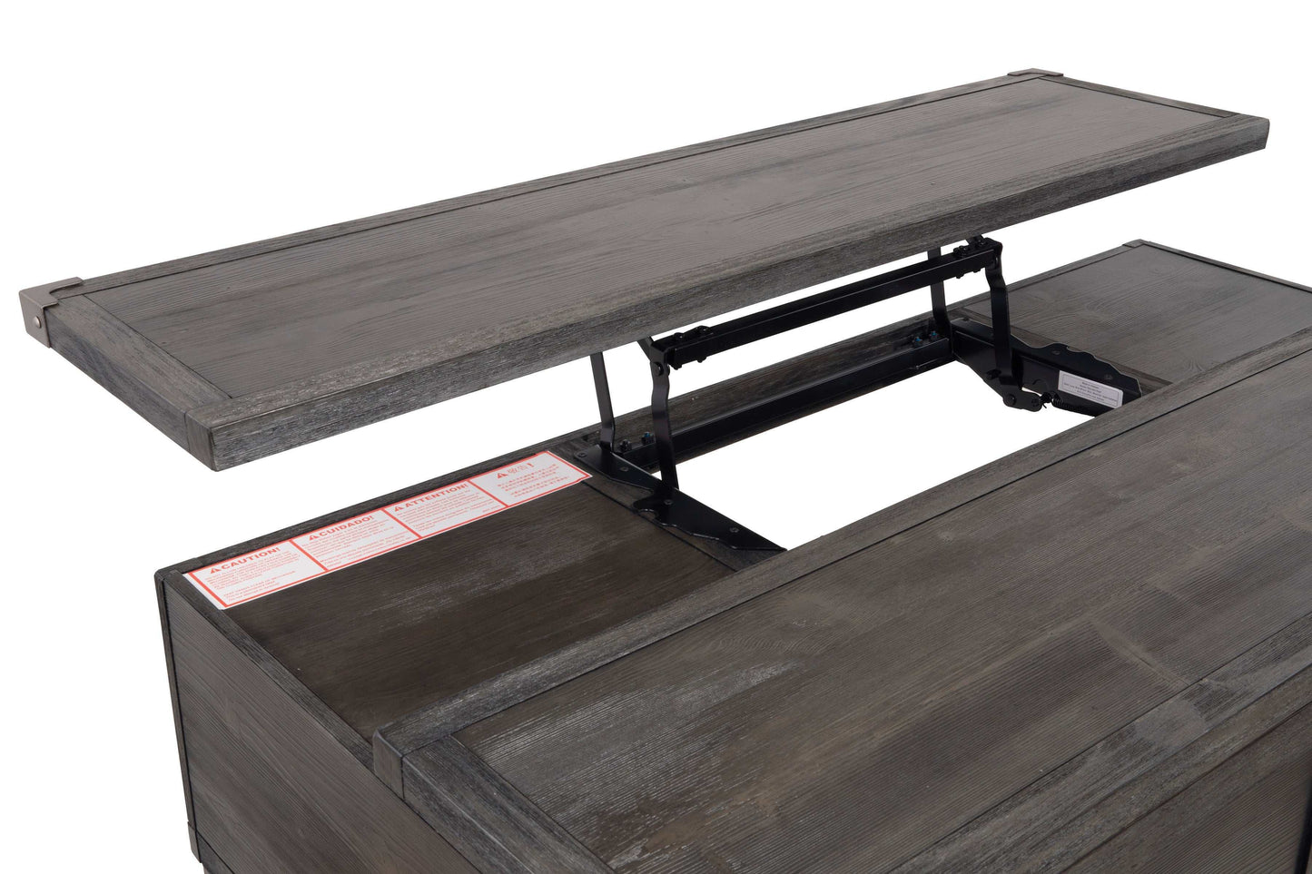 Todoe Dark Gray Lift Top Coffee Table