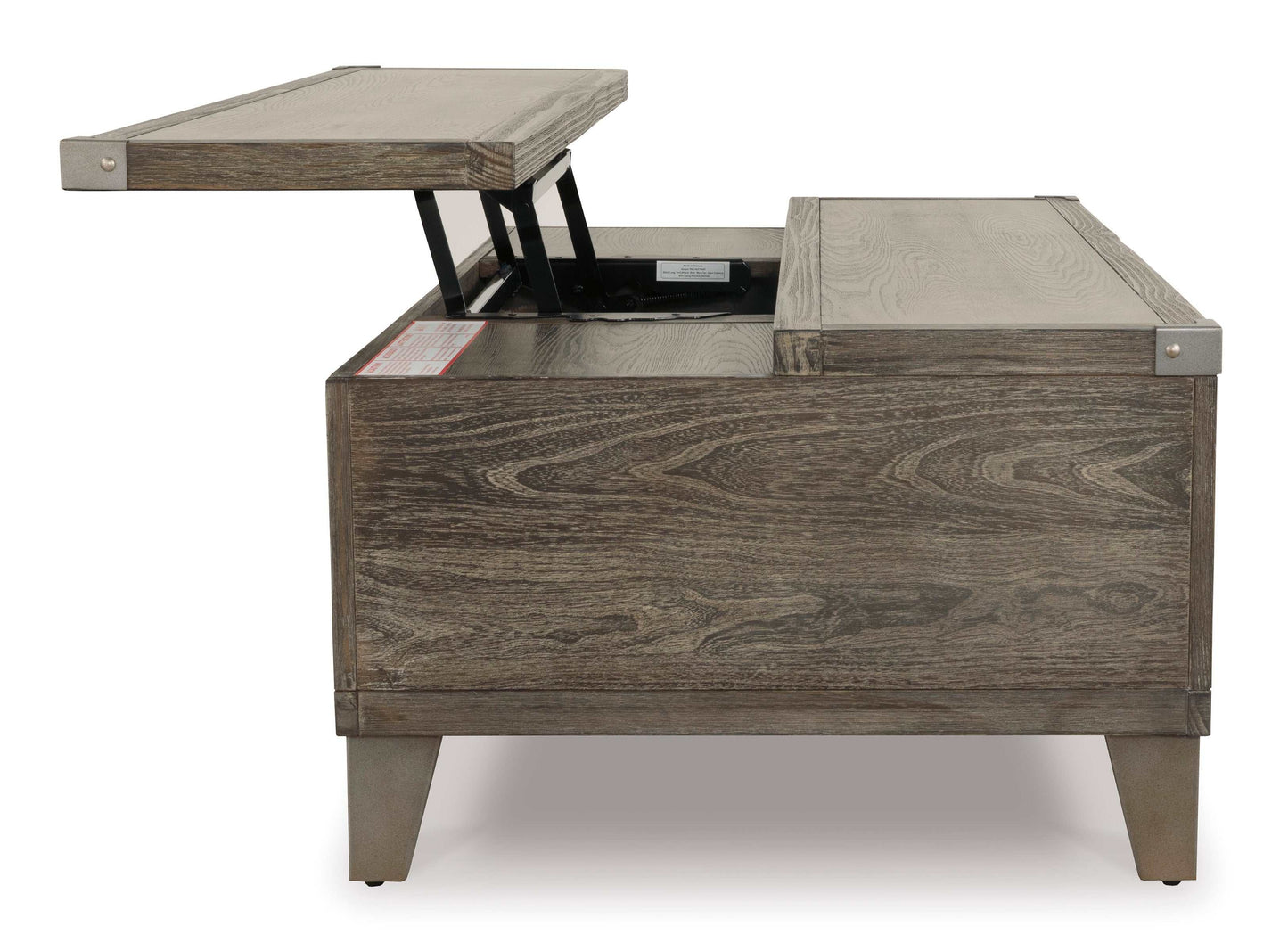 Chazney Rustic Brown Lift Top Coffee Table