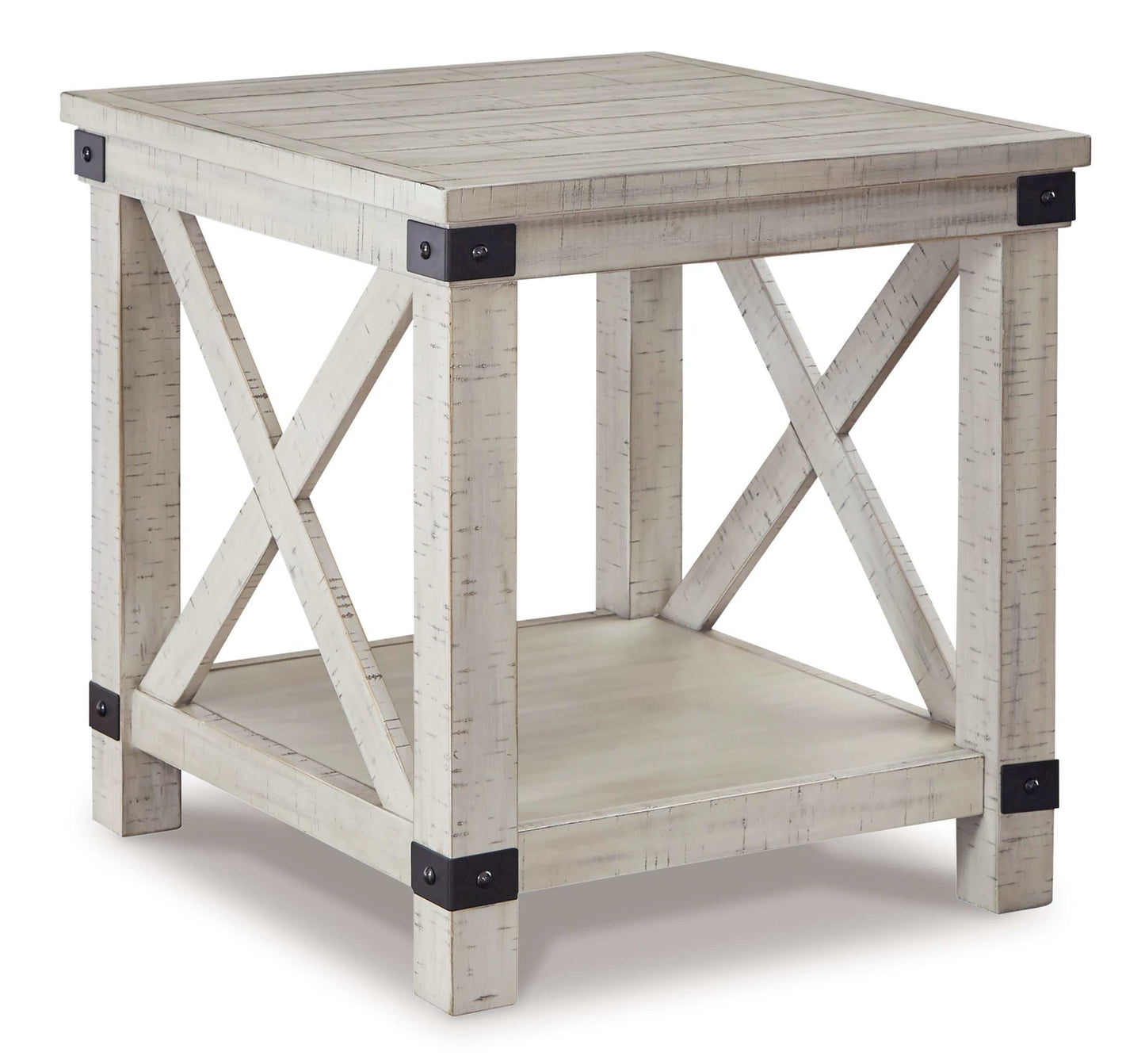 Carynhurst White Wash End Table