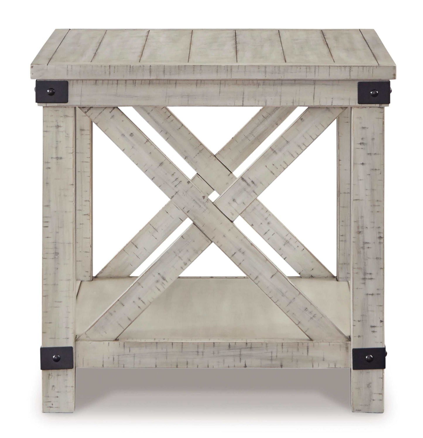 Carynhurst White Wash End Table