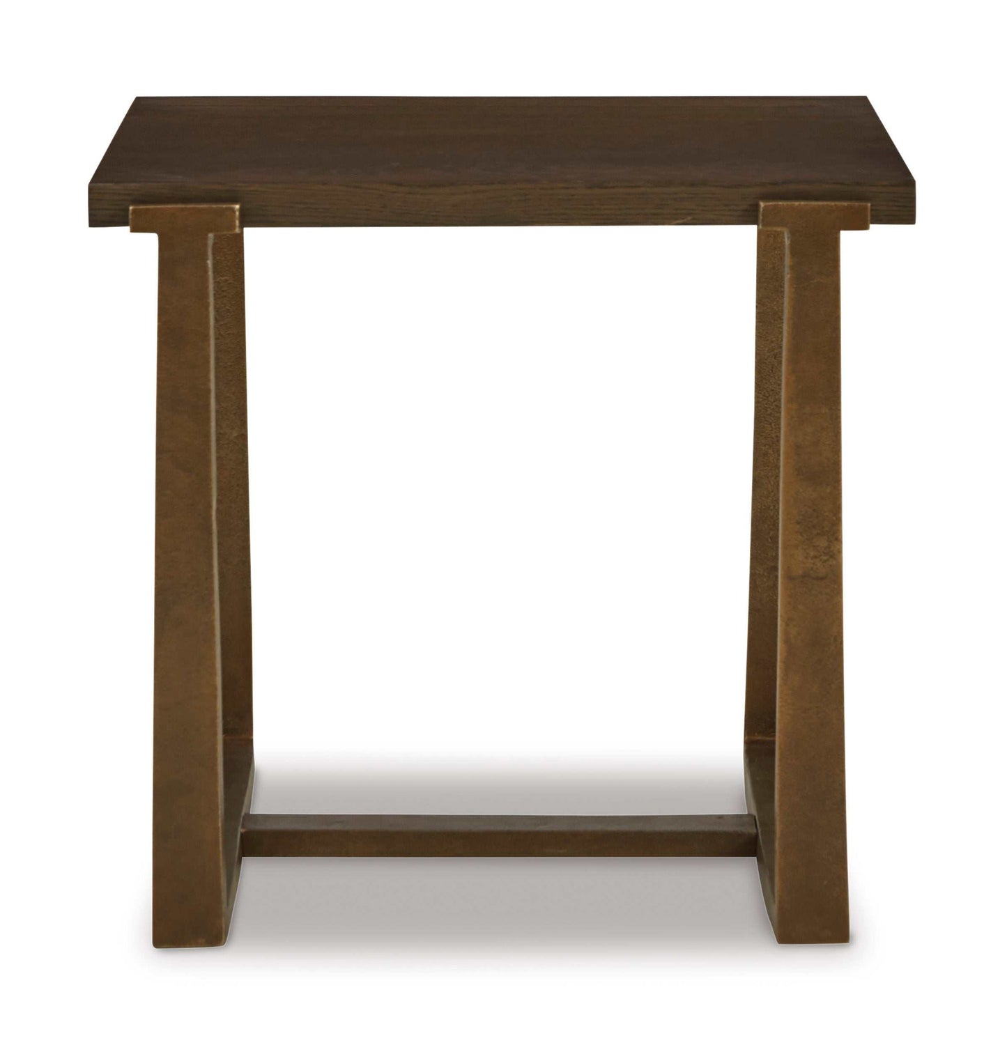 Balintmore Brown & Gold Finish End Table