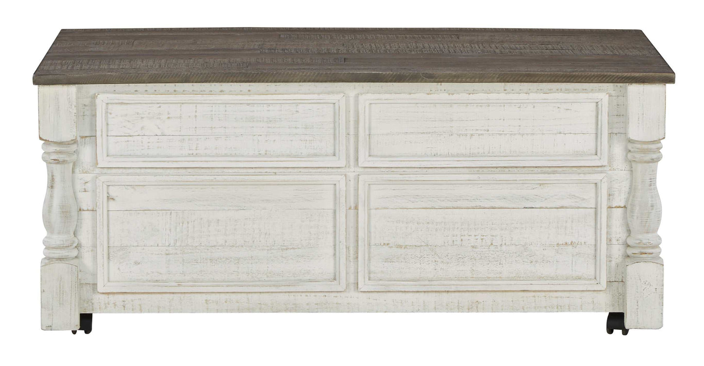 Havalance White/Gray LiftTop Coffee Table