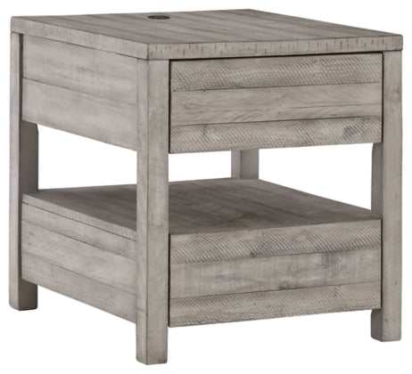 Naydell Rustic Gray End Table