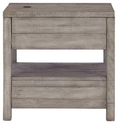 Naydell Rustic Gray End Table