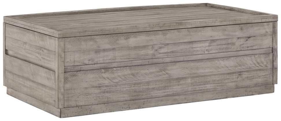 Naydell Rustic Gray Lift Top Coffee Table