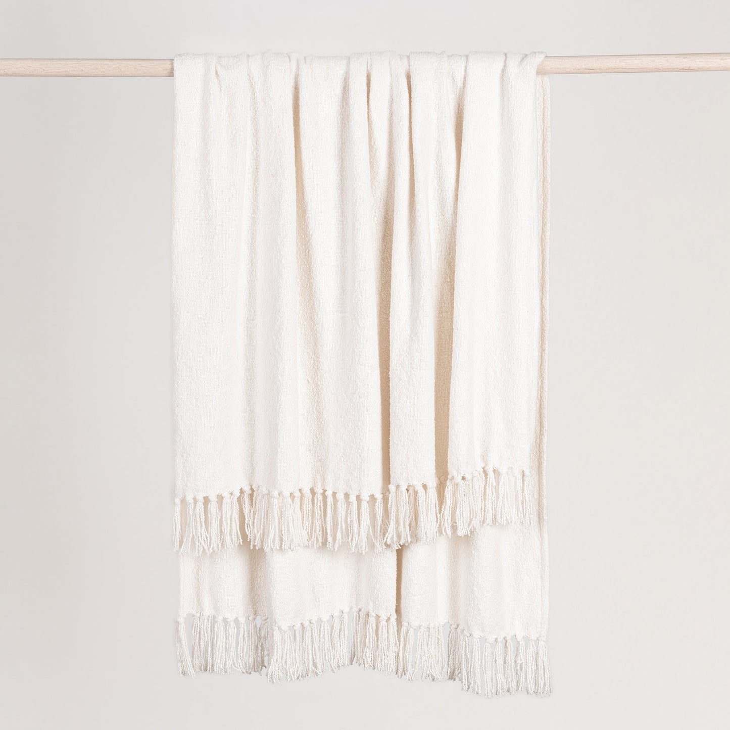 TC Aria Ivory Boucle Throw 50x70 - Ornate Home