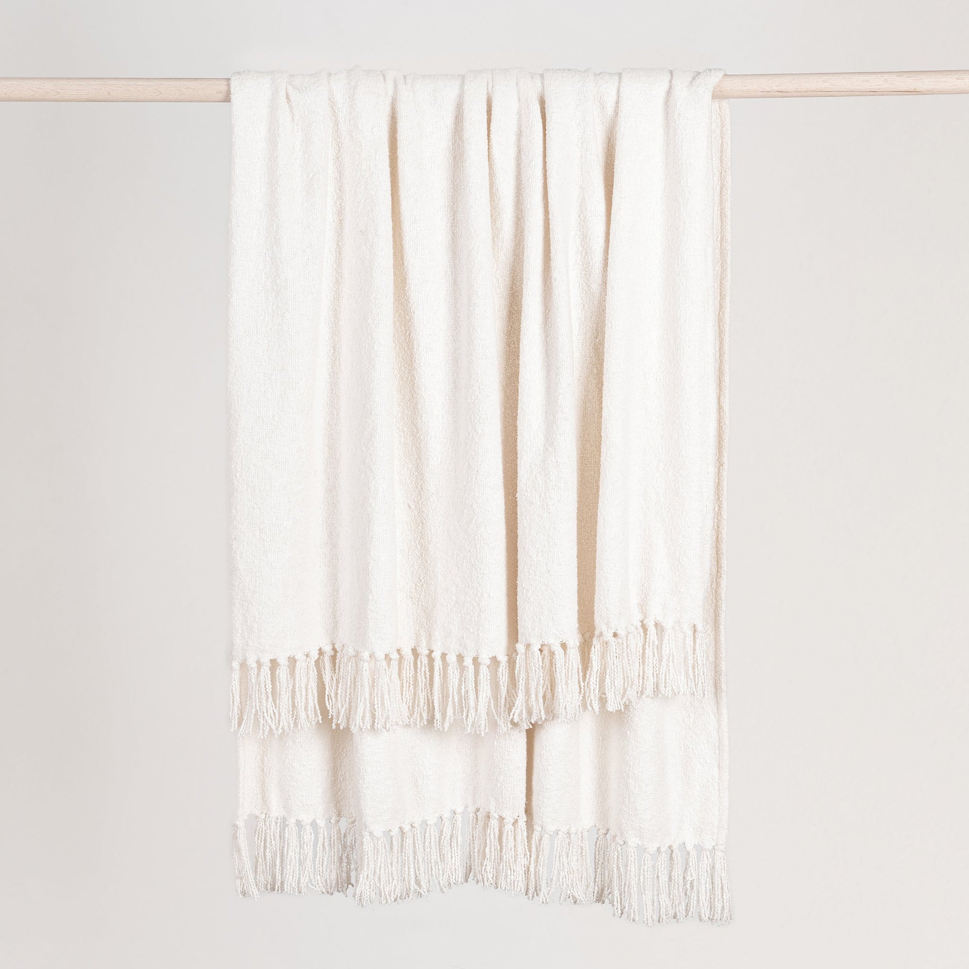 TC Aria Ivory Boucle Throw 50x70 - Ornate Home