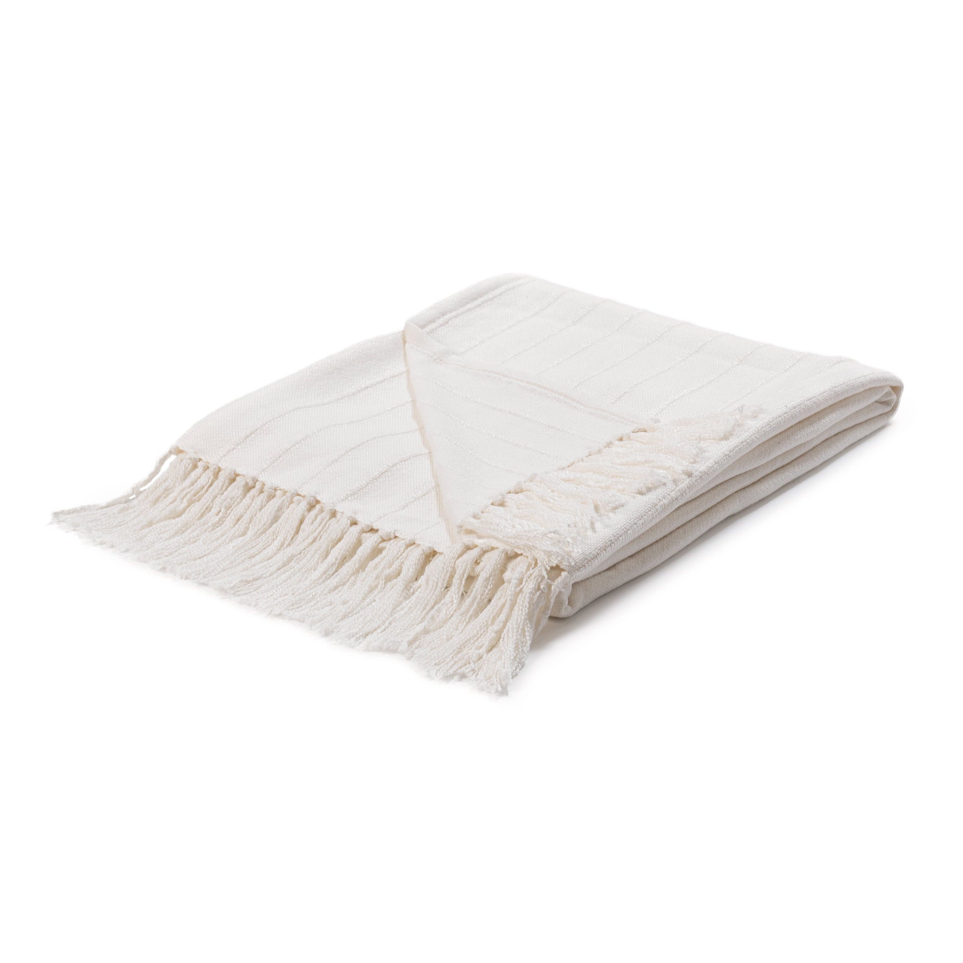 TC Hunter White 50x70 Throw - Ornate Home