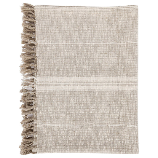 TC Ria Natural/Ivory Throw 50x70 - Ornate Home