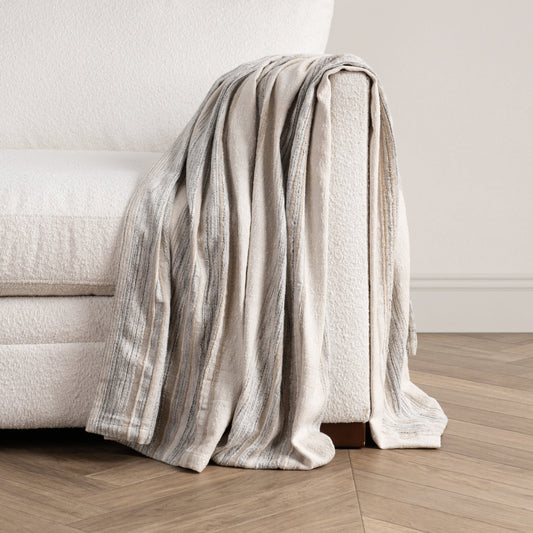 TC Rockport Ivory Multi Throw 50x70 - Ornate Home