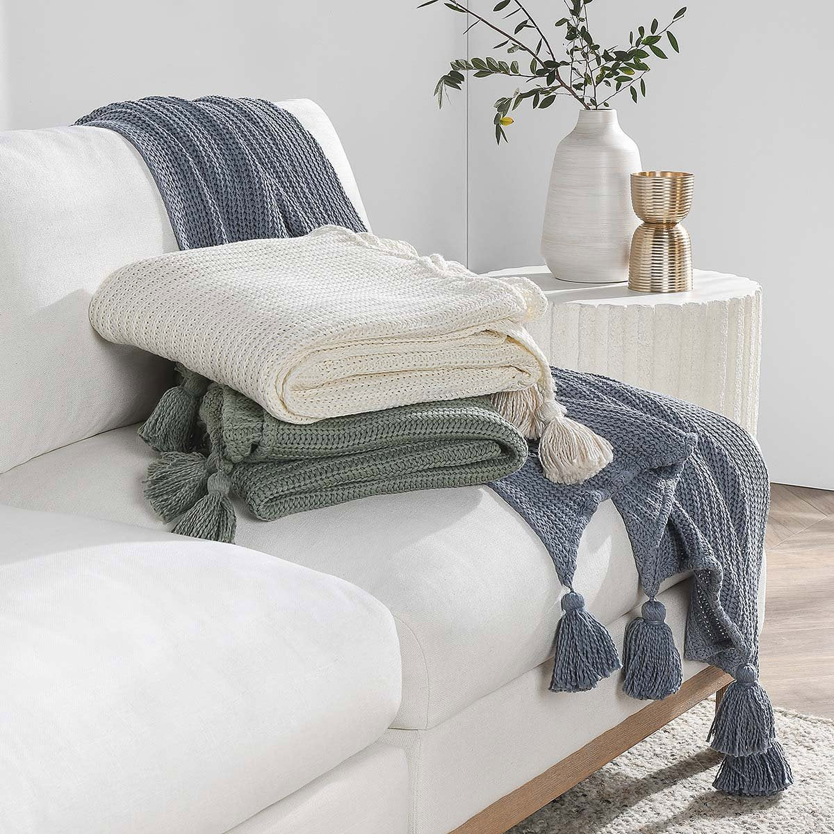 TC Veda Sage 50x70 Throw - Ornate Home