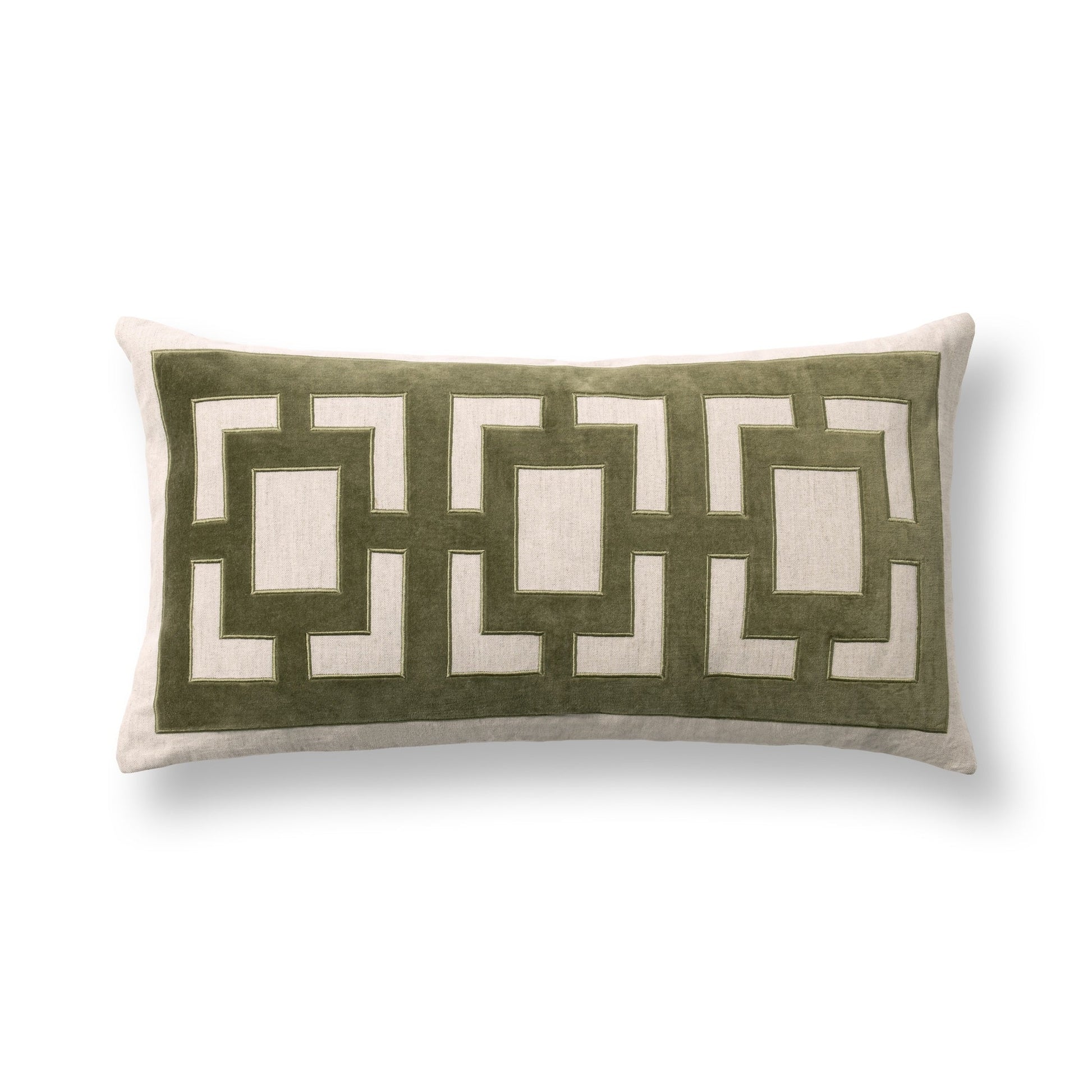 TD Corbin Olive Green 14x26 Throw Pillow (Set of 2) - Ornate Home