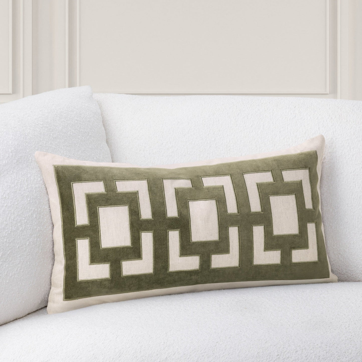 TD Corbin Olive Green 14x26 Throw Pillow (Set of 2) - Ornate Home