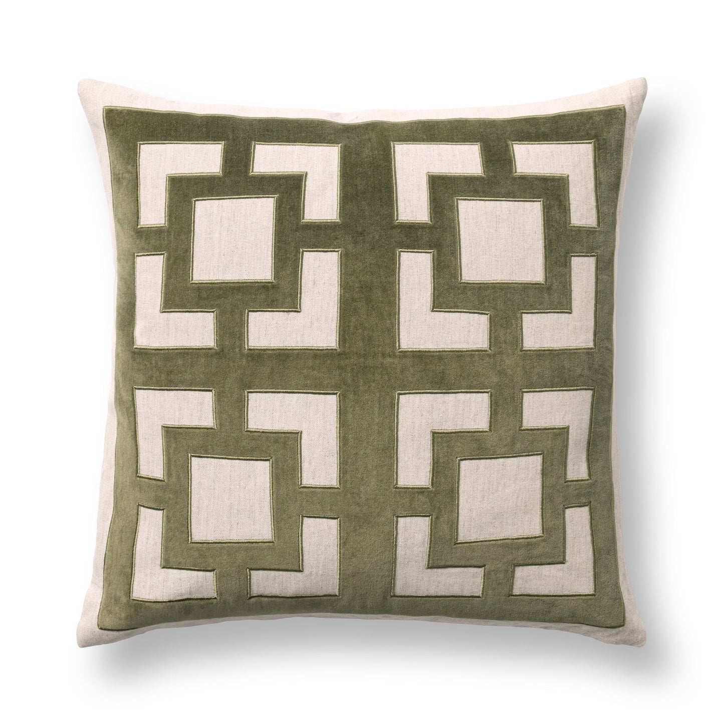 TD Corbin Olive Green 22x22 Throw Pillow (Set of 2) - Ornate Home