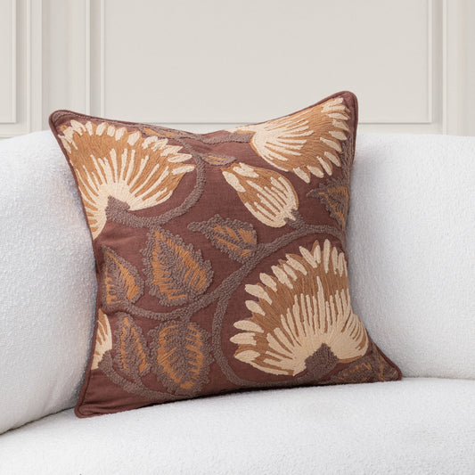 TD Folly Mahogany Multi 22x22 Throw Pillow (Set of 2) - Ornate Home