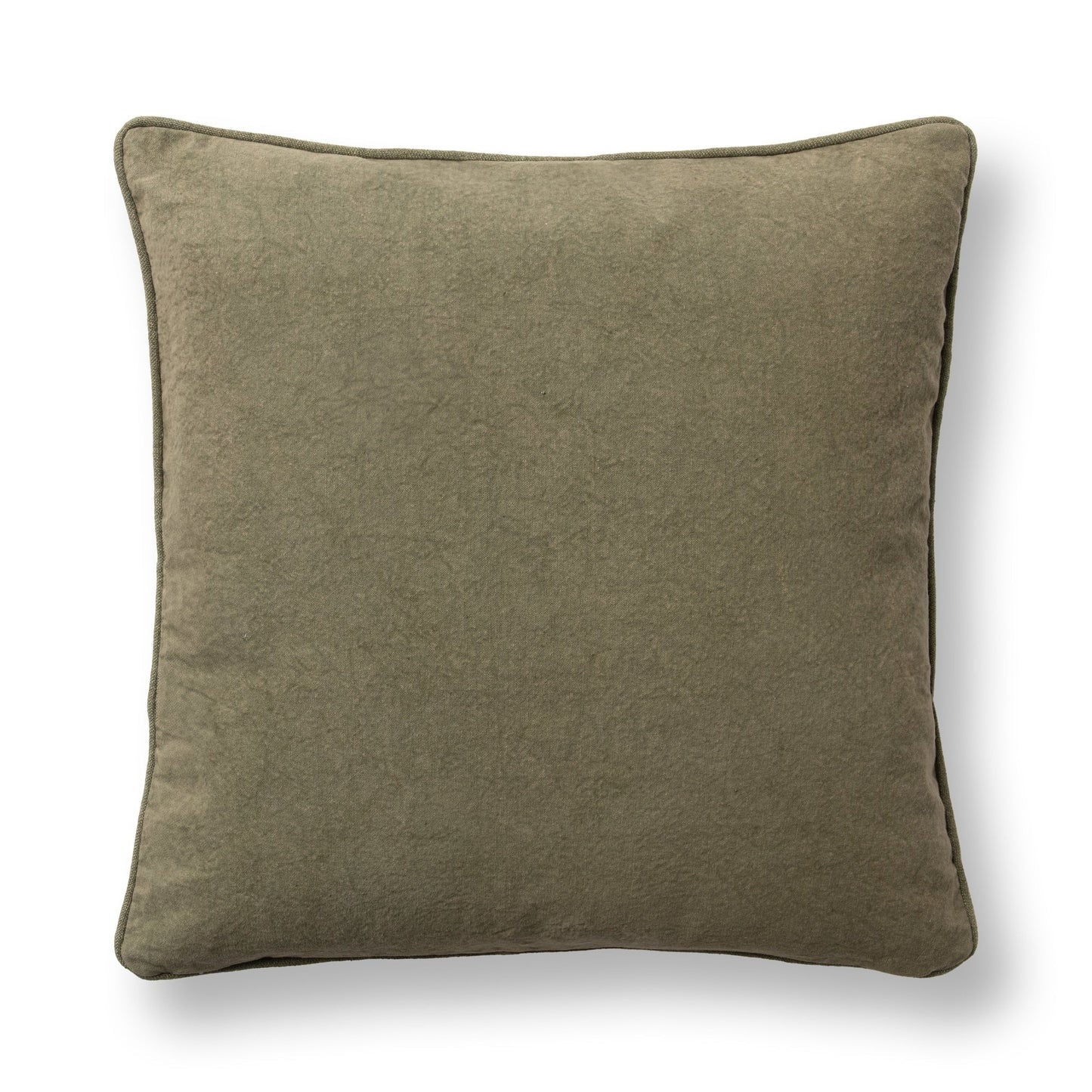 TD Folly Olive Green Multi 22x22 Throw Pillow (Set of 2) - Ornate Home