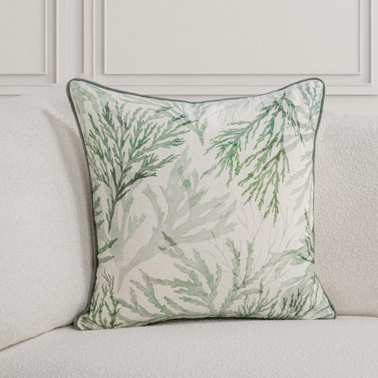 TQ Lessonia Green 22x22 Throw Pillow (Set of 2) - Ornate Home