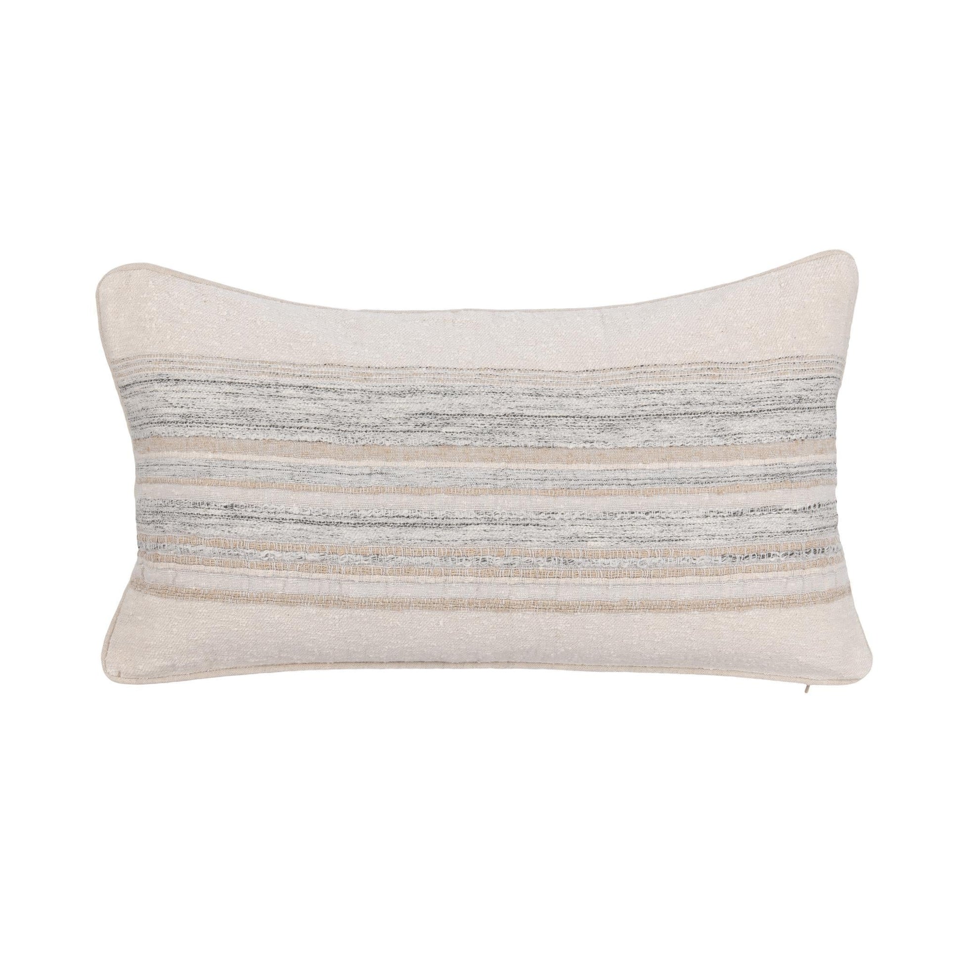 TQ Rockport Ivory Multi Multiple Sizes Throw Pillow (Set of 2) - Ornate Home