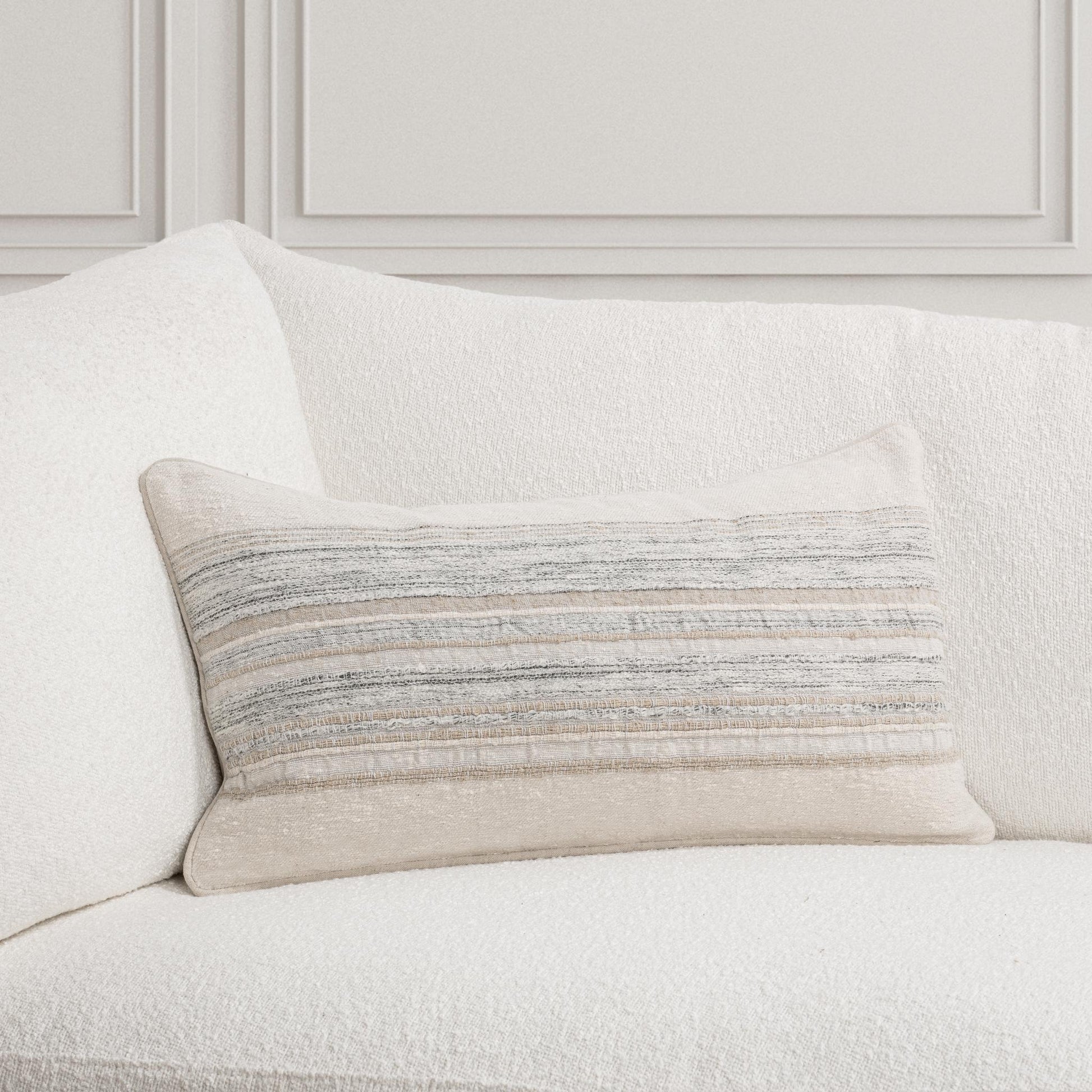 TQ Rockport Ivory Multi Multiple Sizes Throw Pillow (Set of 2) - Ornate Home