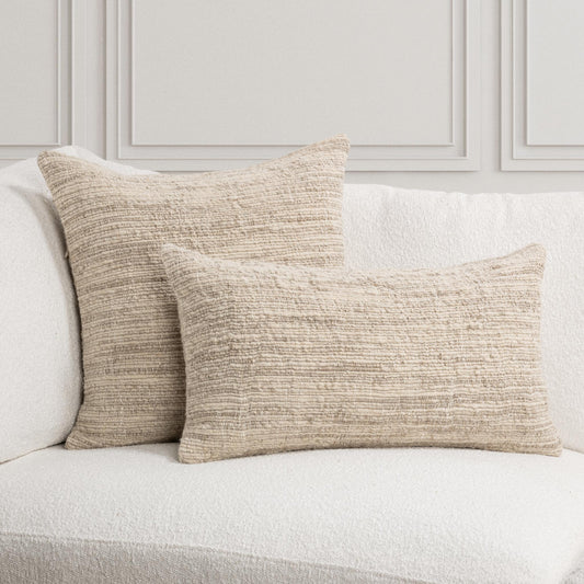 TQ Wharf Natural Multiple Sizes Throw Pillow (Set of 2) - Ornate Home