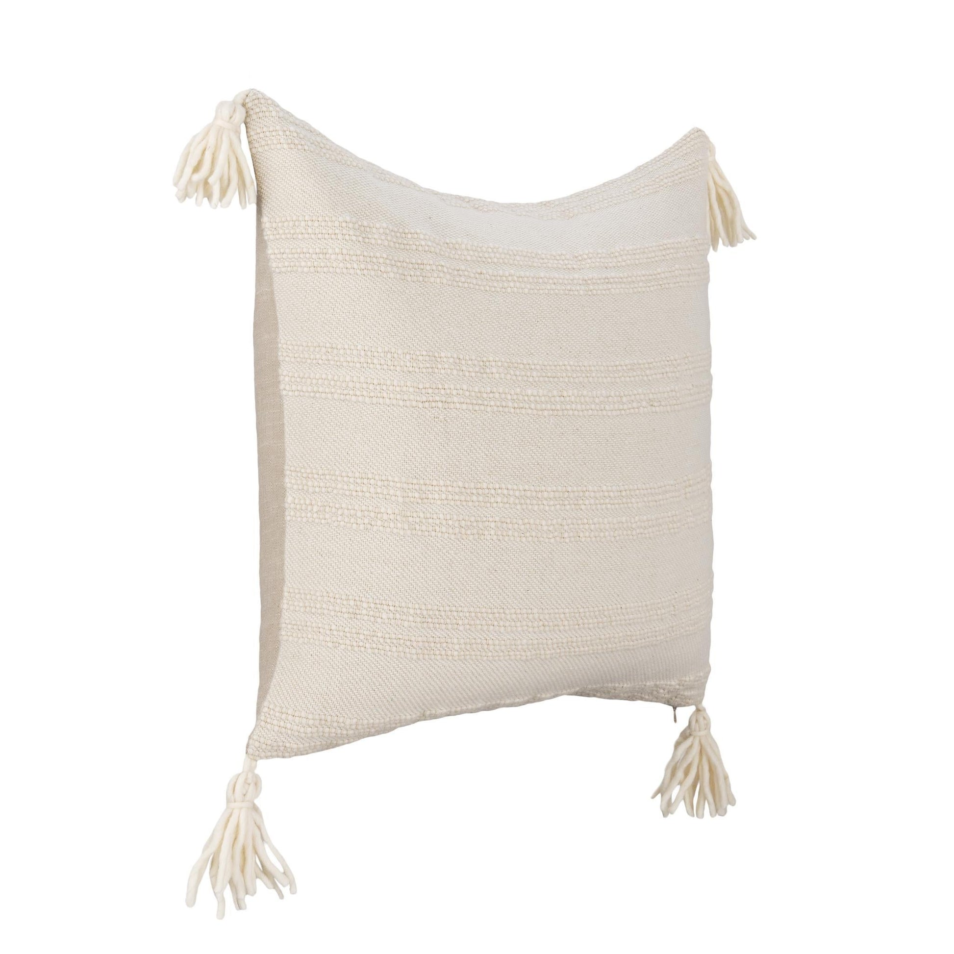 TQ York Natural/Ivory Multiple Sizes Throw Pillow (Set of 2) - Ornate Home
