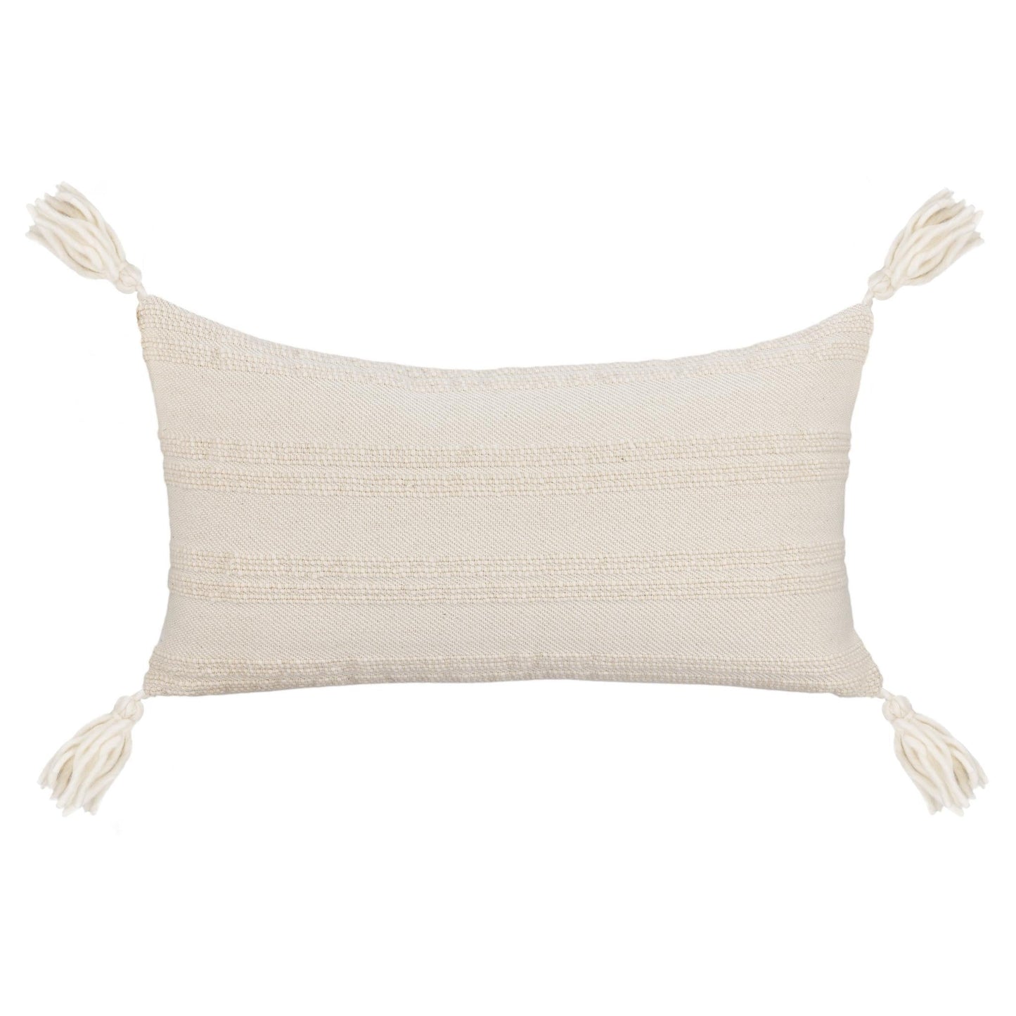 TQ York Natural/Ivory Multiple Sizes Throw Pillow (Set of 2) - Ornate Home