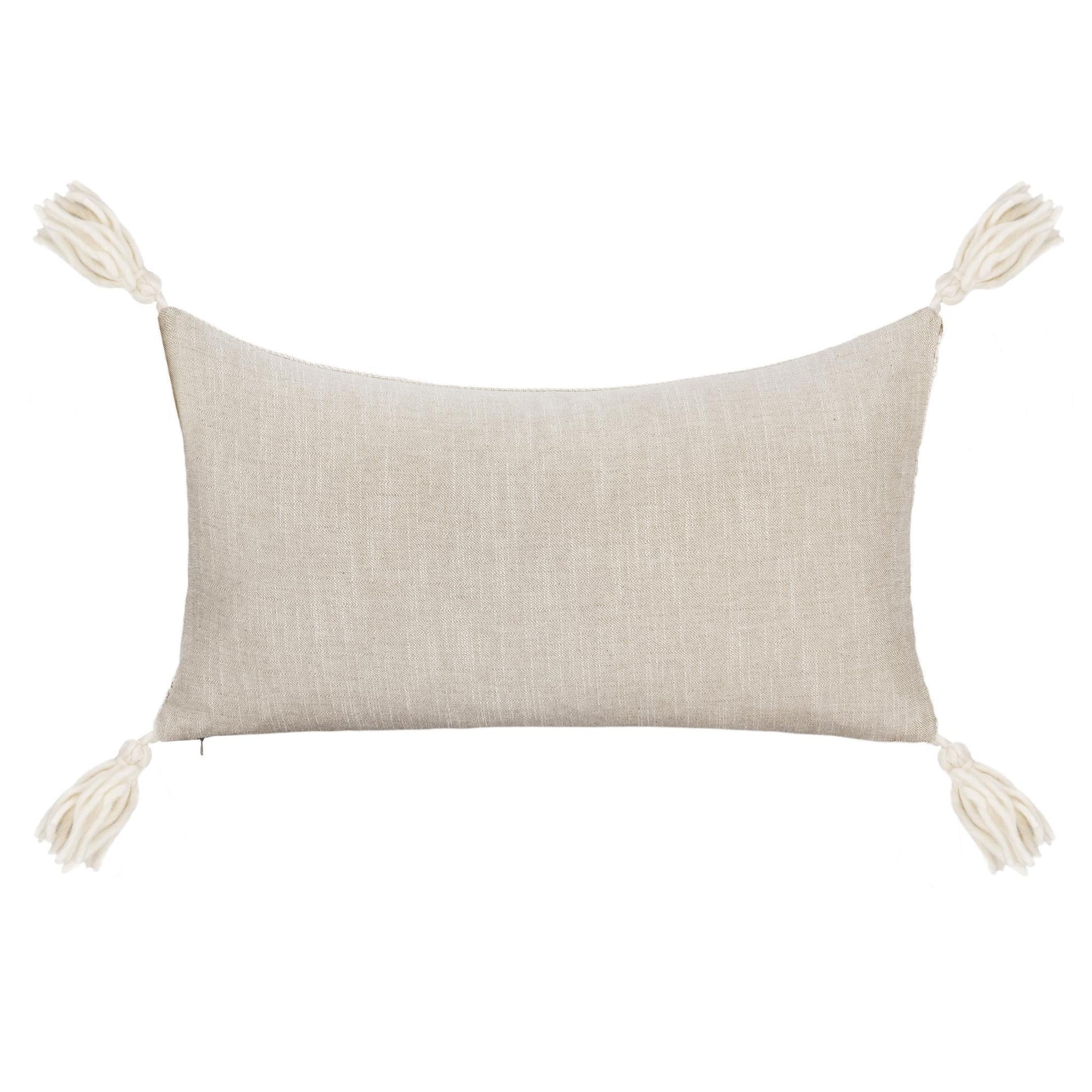 TQ York Natural/Ivory Multiple Sizes Throw Pillow (Set of 2) - Ornate Home