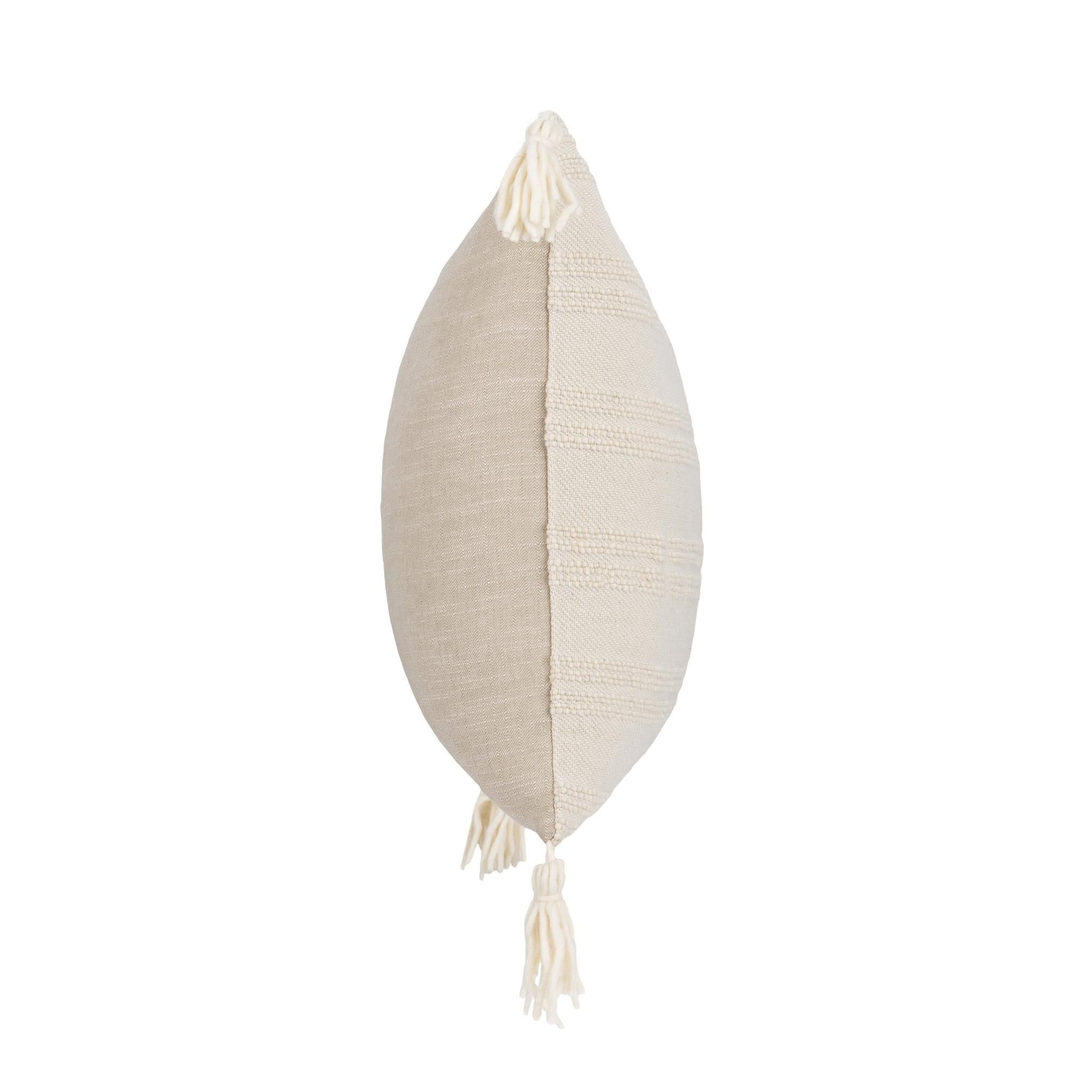TQ York Natural/Ivory Multiple Sizes Throw Pillow (Set of 2) - Ornate Home