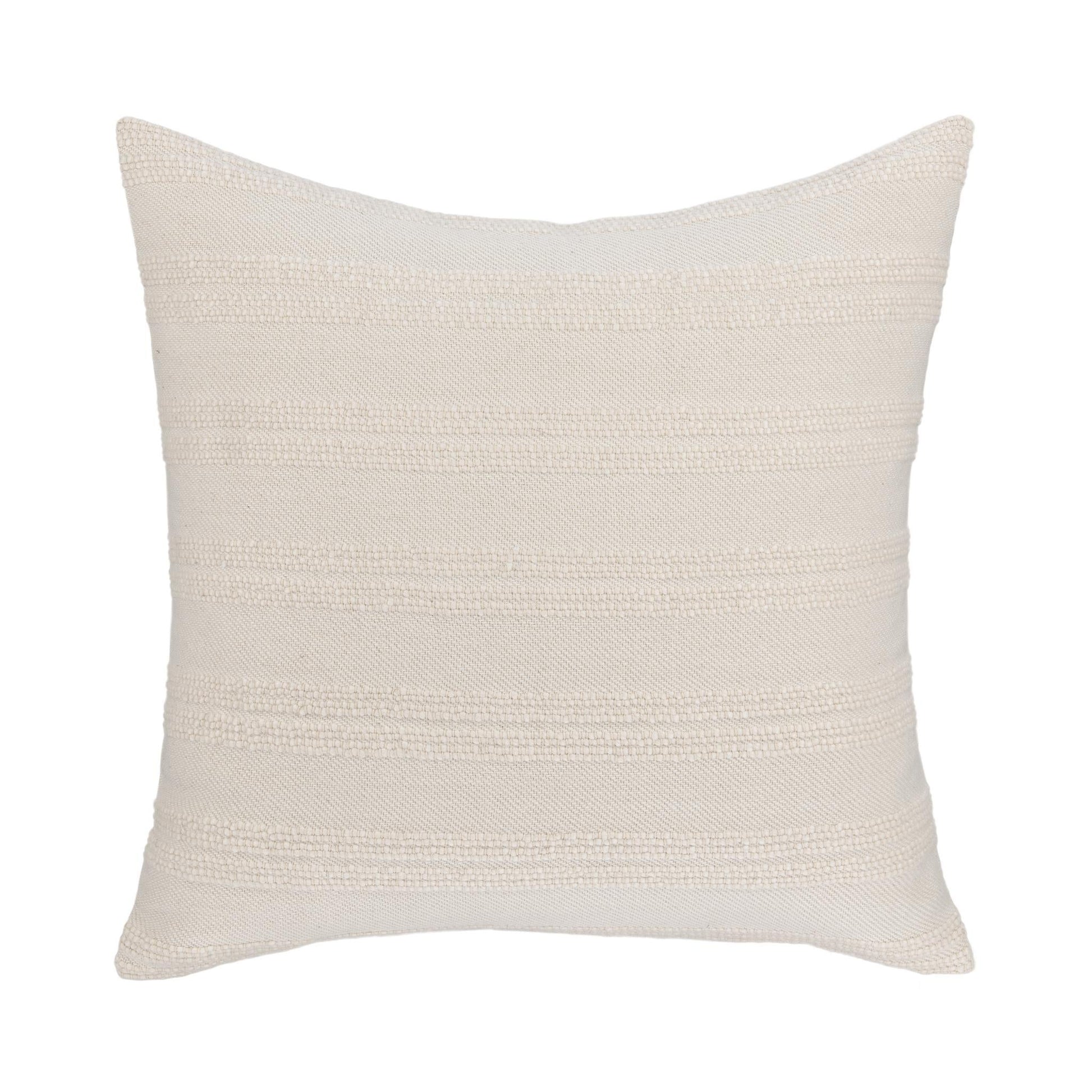 TQ York Natural/Ivory Multiple Sizes Throw Pillow (Set of 2) - Ornate Home