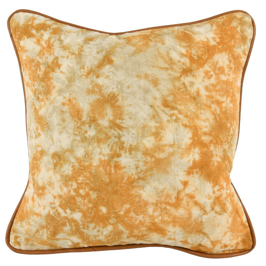 TRN Jasper Saffron 18x18 Throw Pillow (Set of 2) - Ornate Home