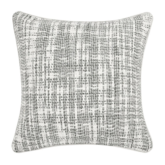 TW Brax Gray/Ivory 22x22 Throw Pillow (Set of 2) - Ornate Home