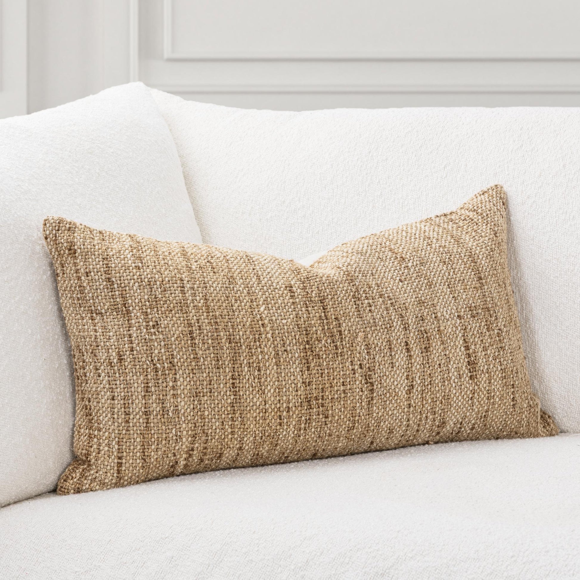 TW Mecca Beige Natural 14x26 Throw Pillow (Set of 2) - Ornate Home