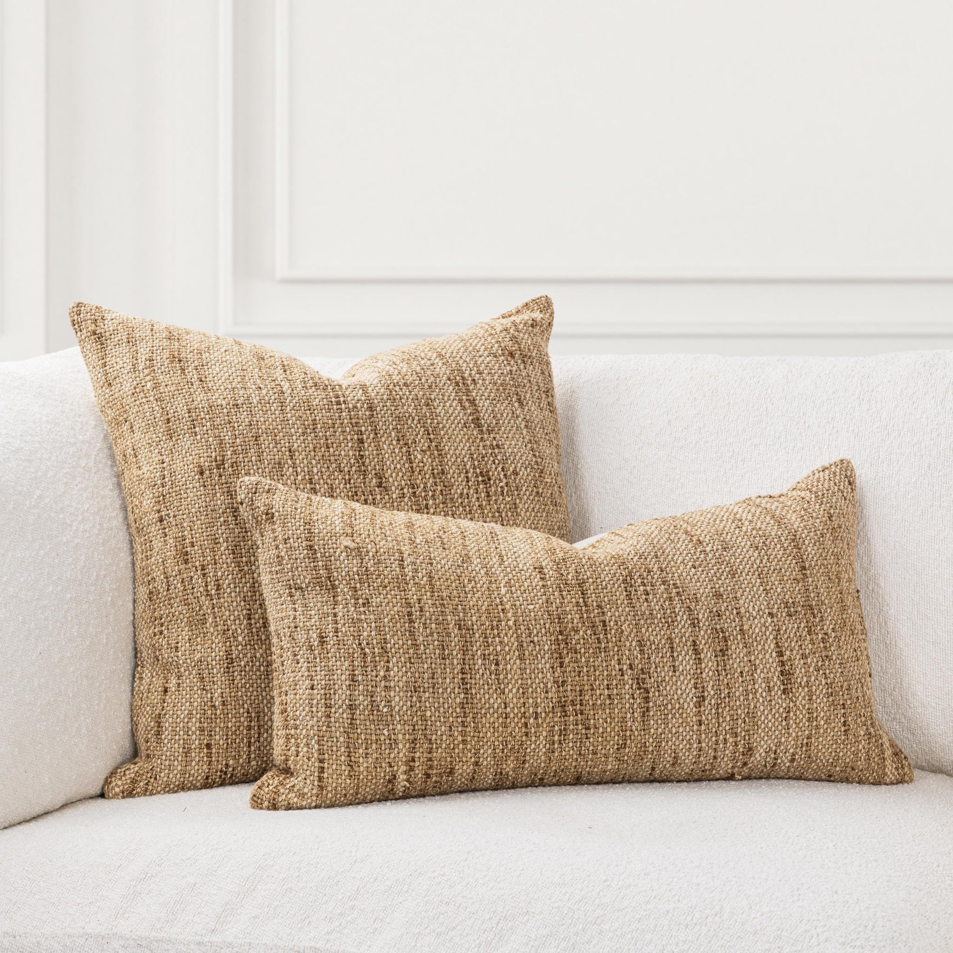 TW Mecca Beige Natural 14x26 Throw Pillow (Set of 2) - Ornate Home