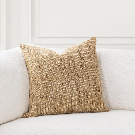 TW Mecca Beige Natural 22x22 Throw Pillow (Set of 2) - Ornate Home