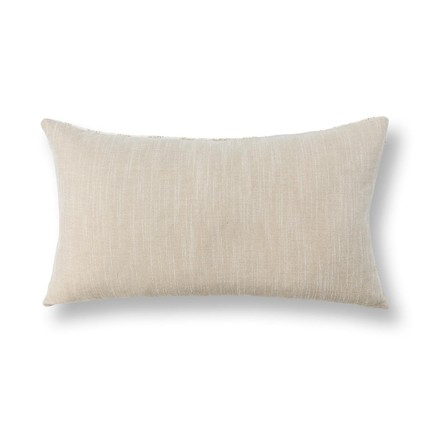 TW Sari Natural/Ivory 14x26 Throw Pillow (Set of 2) - Ornate Home