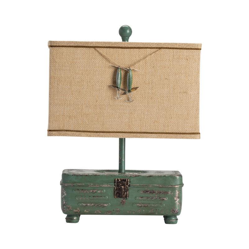 Tackle Box Green Table Lamp (Set of 2) - Ornate Home