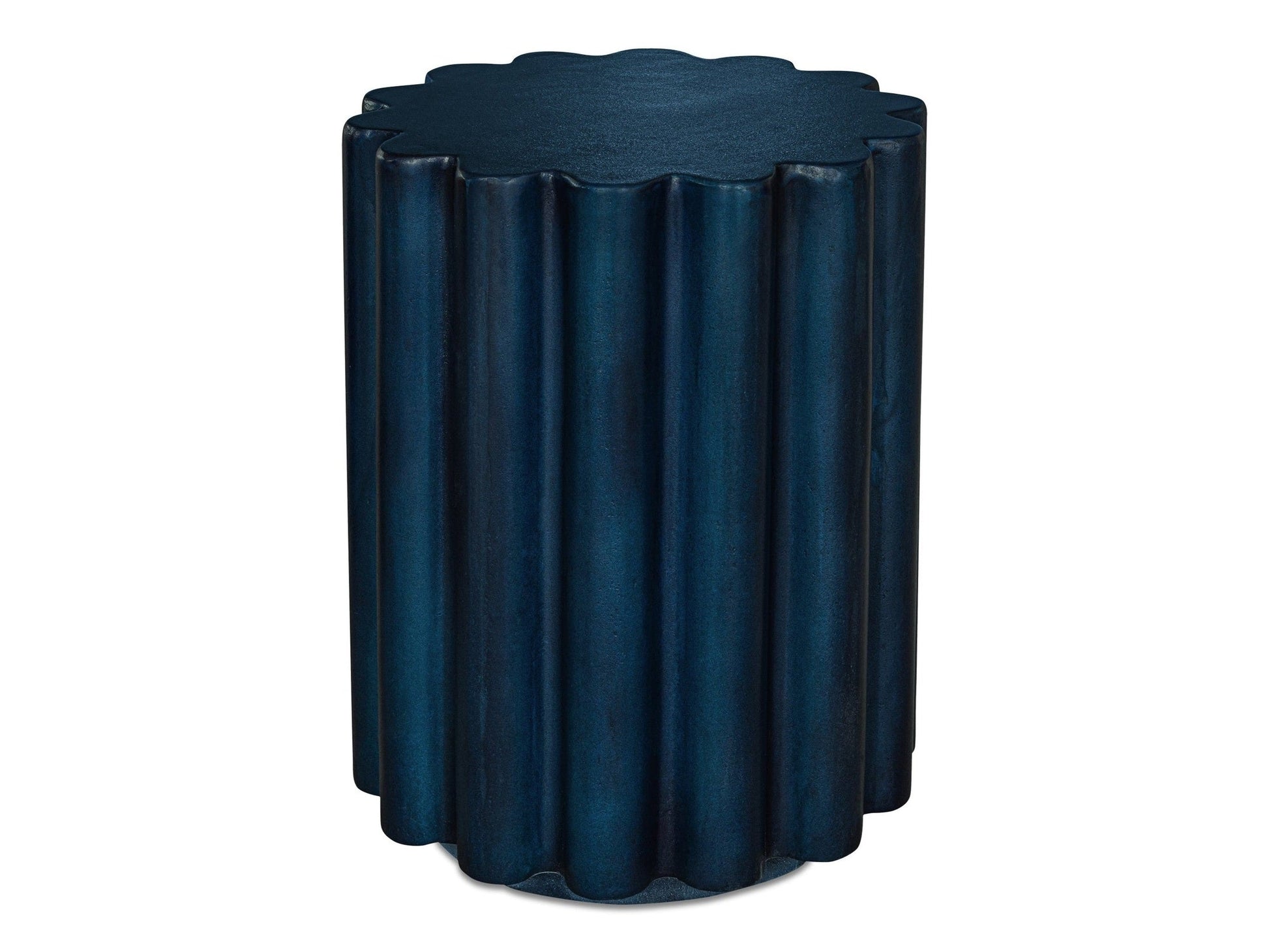 Taffy Navy Blue Accent Table - Ornate Home