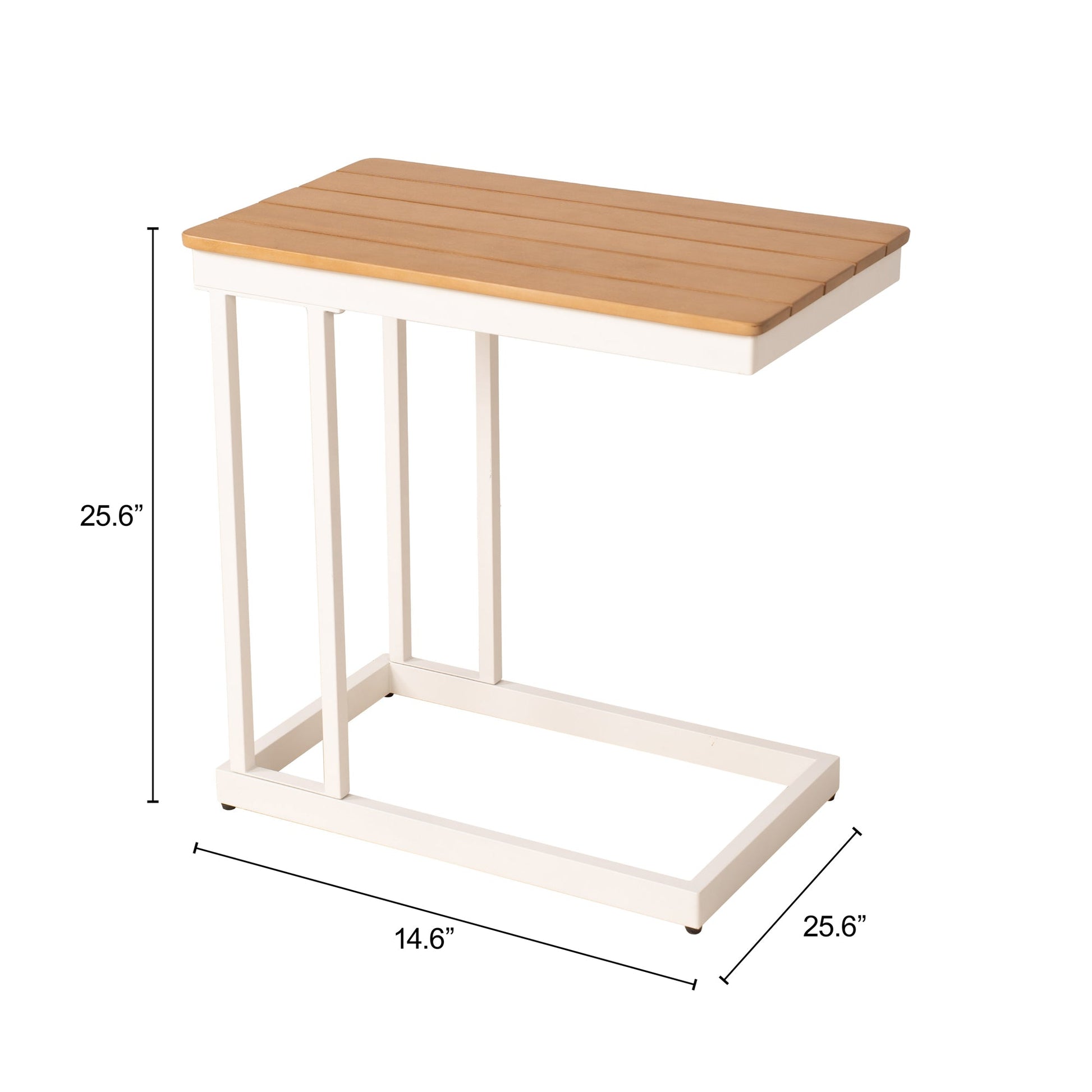 Tamaru Natural Outdoor Side Table - Ornate Home