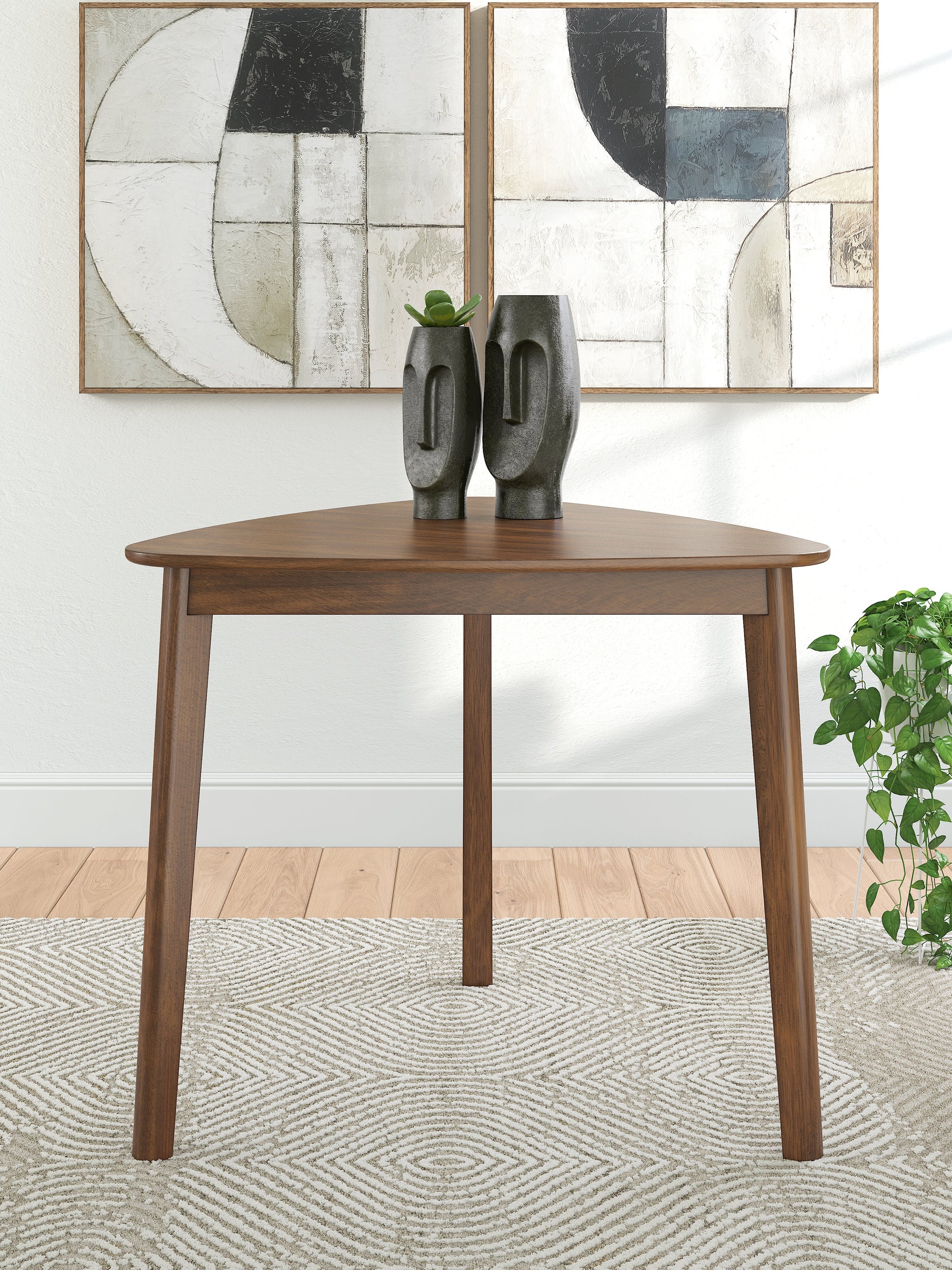 Tameride Brown Dining Table and 2 Chairs- Viva Furn
