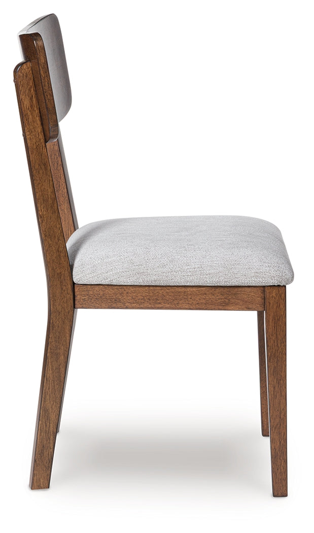 Tameride Brown Dining Upholstered Side Chair (Set of 2)- Viva Furn