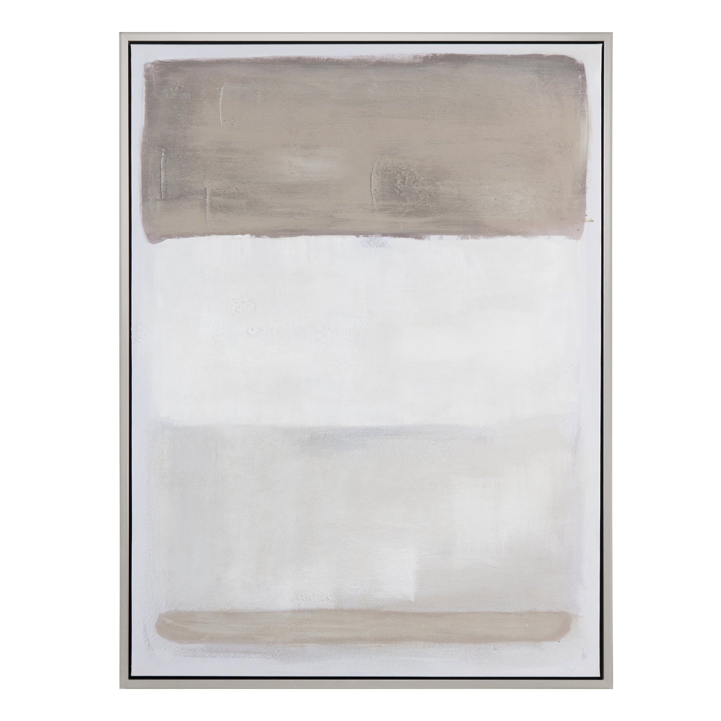 Tan Lines 1 Brown/White Canvas - Ornate Home
