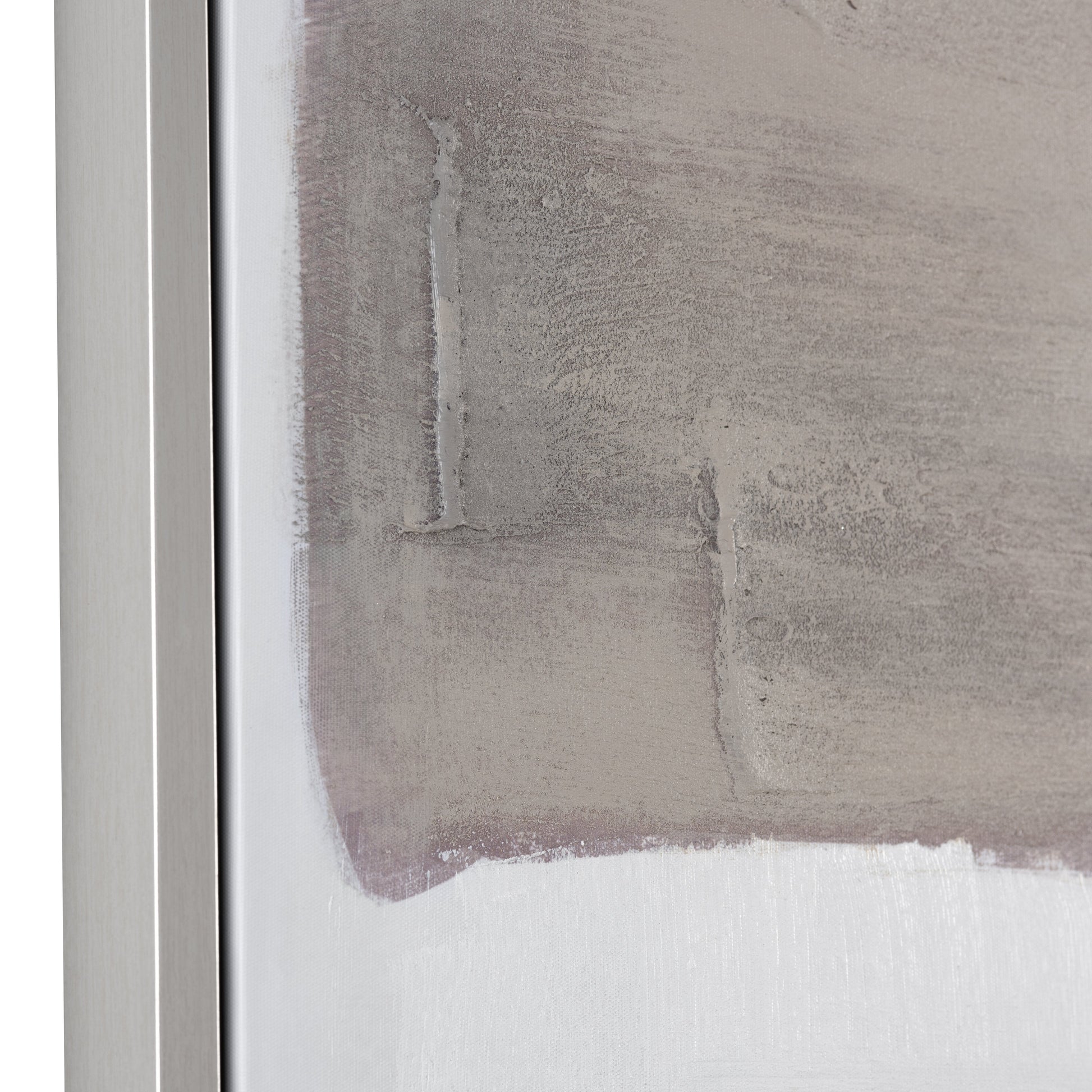 Tan Lines 1 Brown/White Canvas - Ornate Home