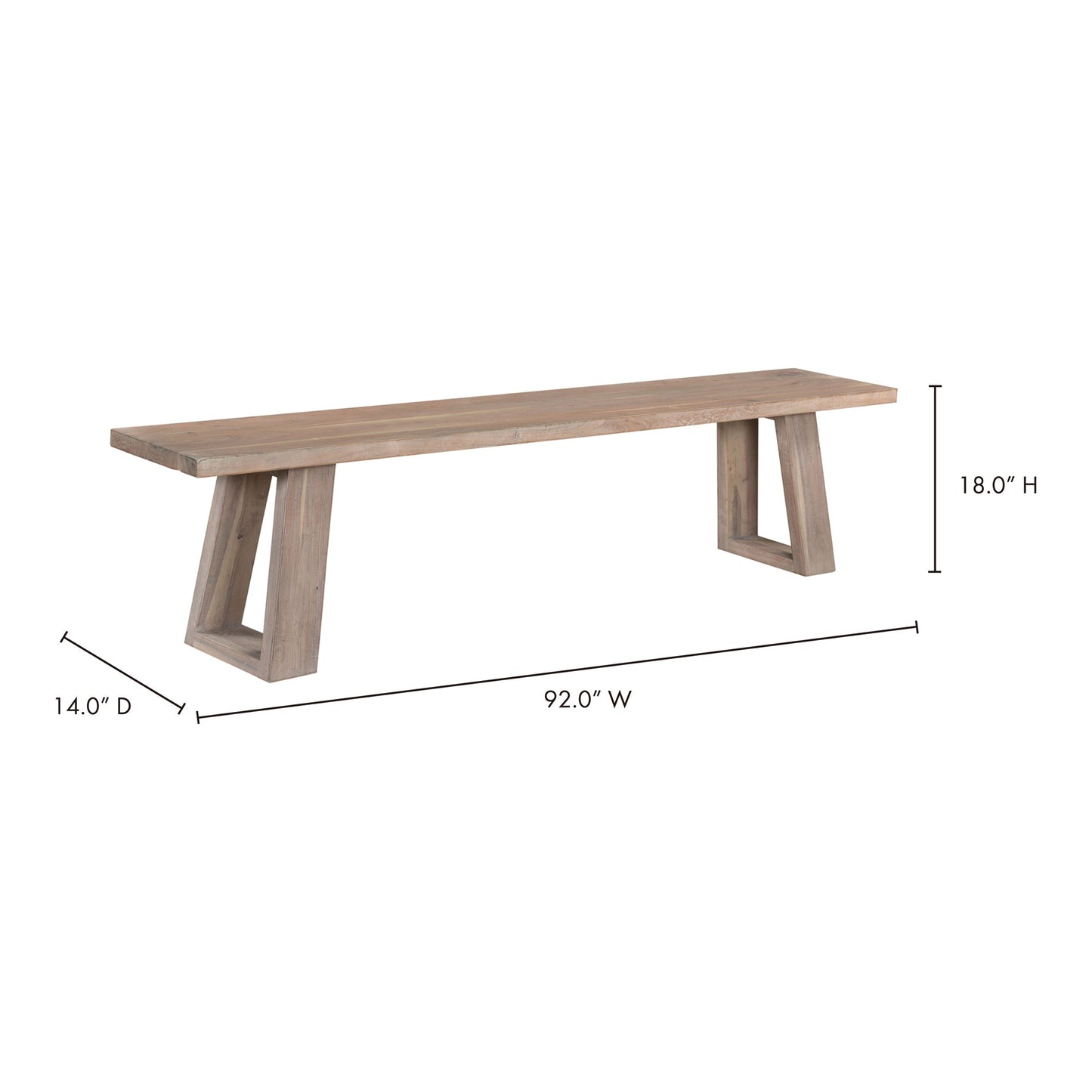 Tanya Grey Bench - Ornate Home