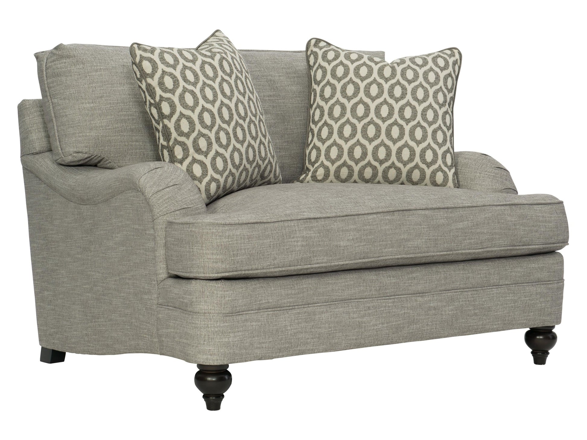 Tarleton Grey Fabric Chair 1/2 - Ornate Home