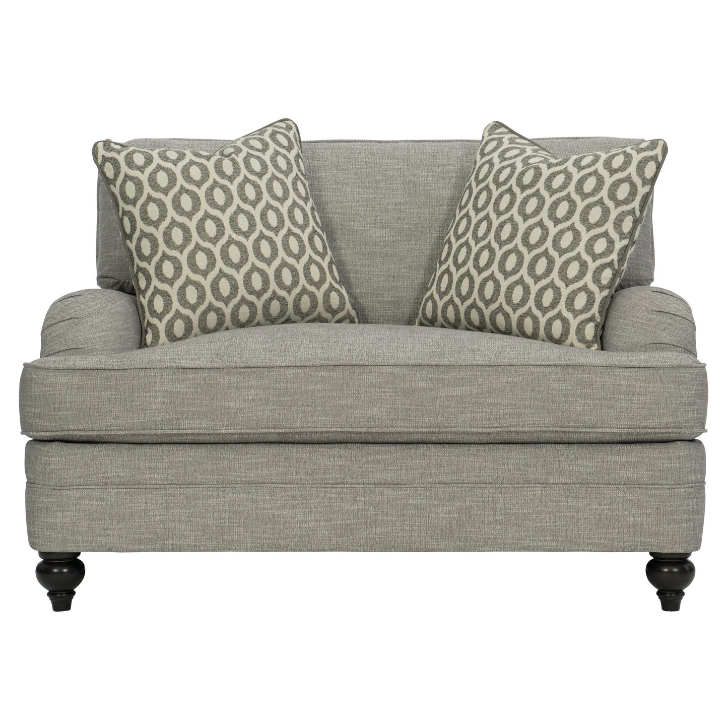 Tarleton Grey Fabric Chair 1/2 - Ornate Home